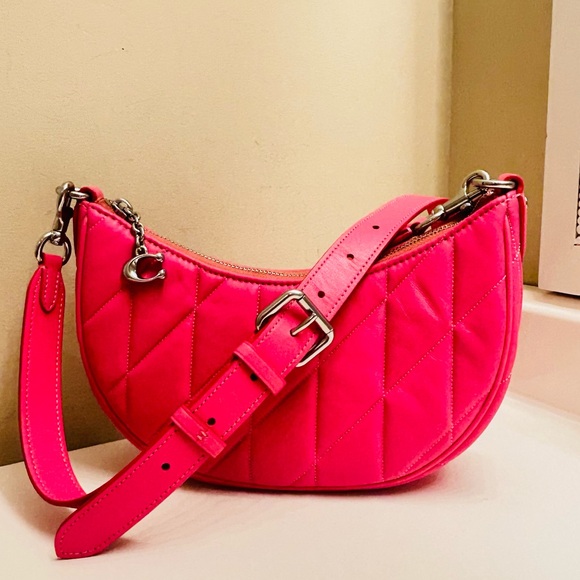Coach Pink Mira Shoulder Bag/ Crossbody - Picture 1 of 14